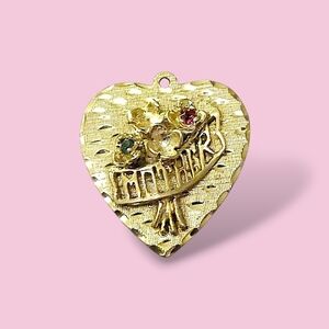 Vtg CREA Sterling Pendant